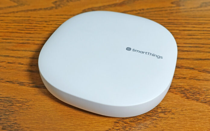 Trung tâm điều khiển thông minh mang thương hiệu SmartThings (Ảnh: Internet)