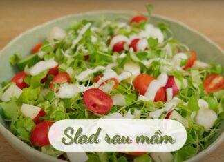 Healthy trong chế độ ăn: Học ngay cách làm món salad rau mầm tốt cho sức khỏe!