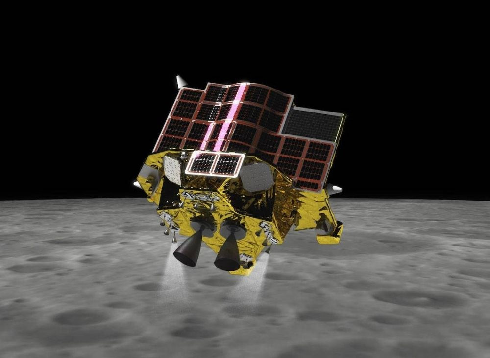 Tàu đổ bộ Mặt Trăng SLIM hiện tại đã tắt nguồn để tiết kiệm pin (Ảnh: Internet)