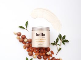 Tẩy tế bào chết body hạnh nhân macca Hella Beauty