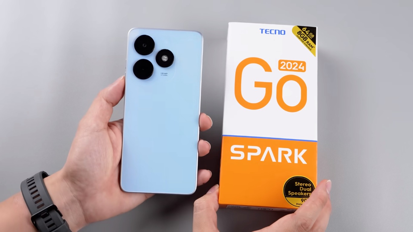 Tecno Spark Go 2024 có thiết kế khá giống iPhone (Ảnh: Internet)