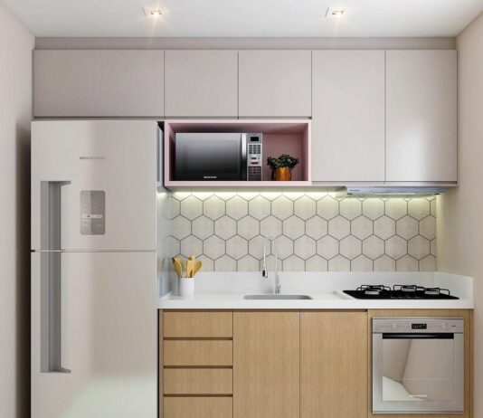 Ý tưởng sắp xếp và cải thiện căn bếp nhỏ 5m², tiết kiệm không gian (ảnh: Internet)