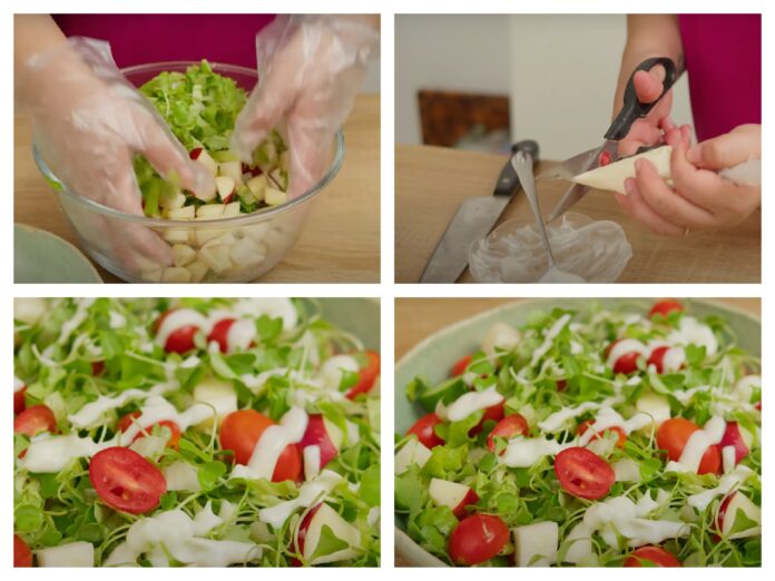 Healthy trong chế độ ăn: Học ngay cách làm món salad rau mầm tốt cho sức khỏe! Bí quyết pha sốt trộn salad ngon Cách trộn salad Healthy trong chế độ ăn salad rau mầm