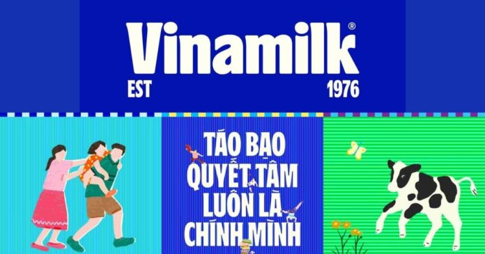 Nhận diện thương hiệu mới của Vinamilk (Ảnh: Internet)