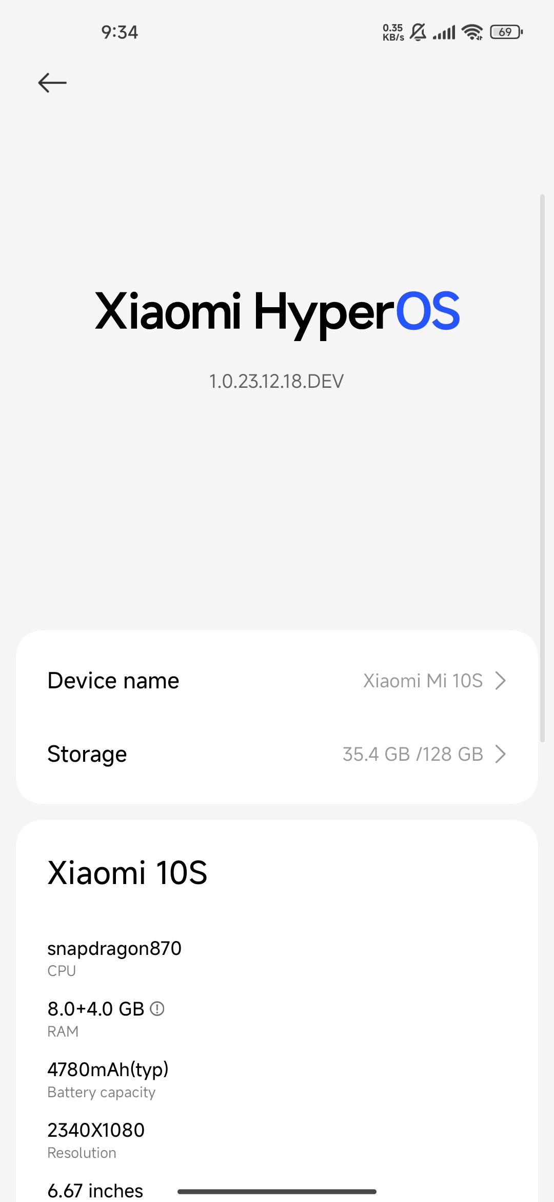 Xiaomi 10S vẫn có thể lên được HyperOS (Ảnh: Internet)