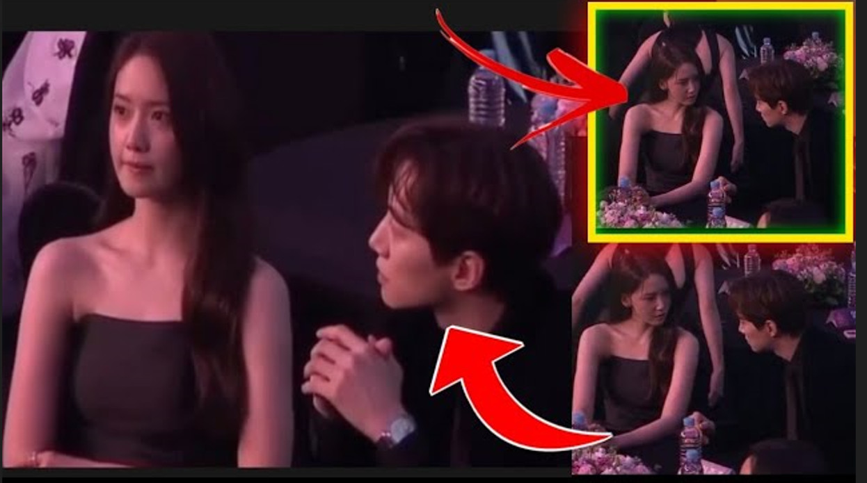 Khuất sau máy quay, Yoona và Junho vẫn ngồi trò chuyện với nhau rất nhiệt tình, không hề tỏ ra xa lạ chút nào.