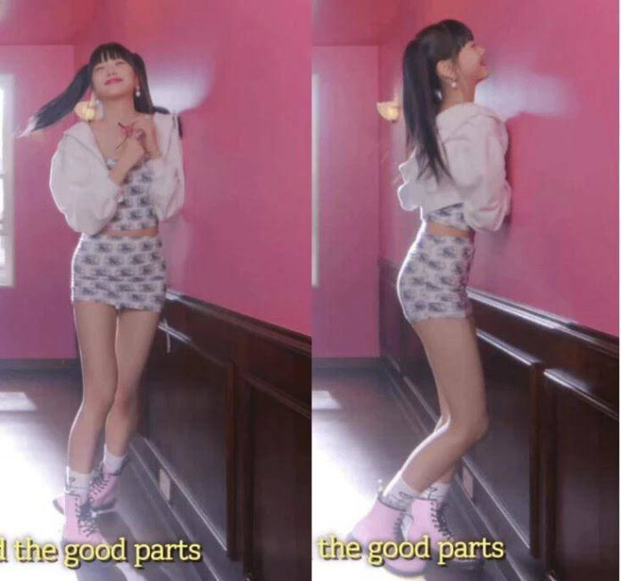 Eunchae cũng bị cho là nhiều lần mặc đồ không phù hợp với lứa tuổi. (Ảnh: Internet)