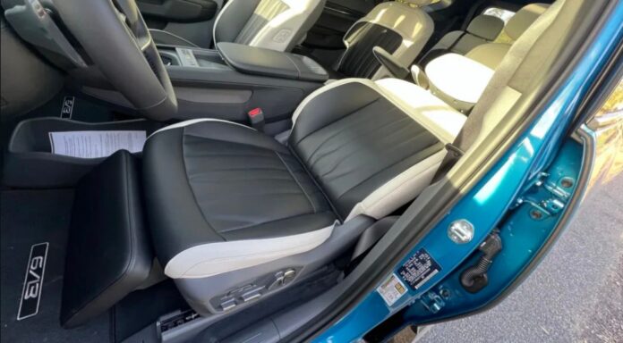 Ghế ngả lưng của Kia EV9 (Ảnh: Internet)