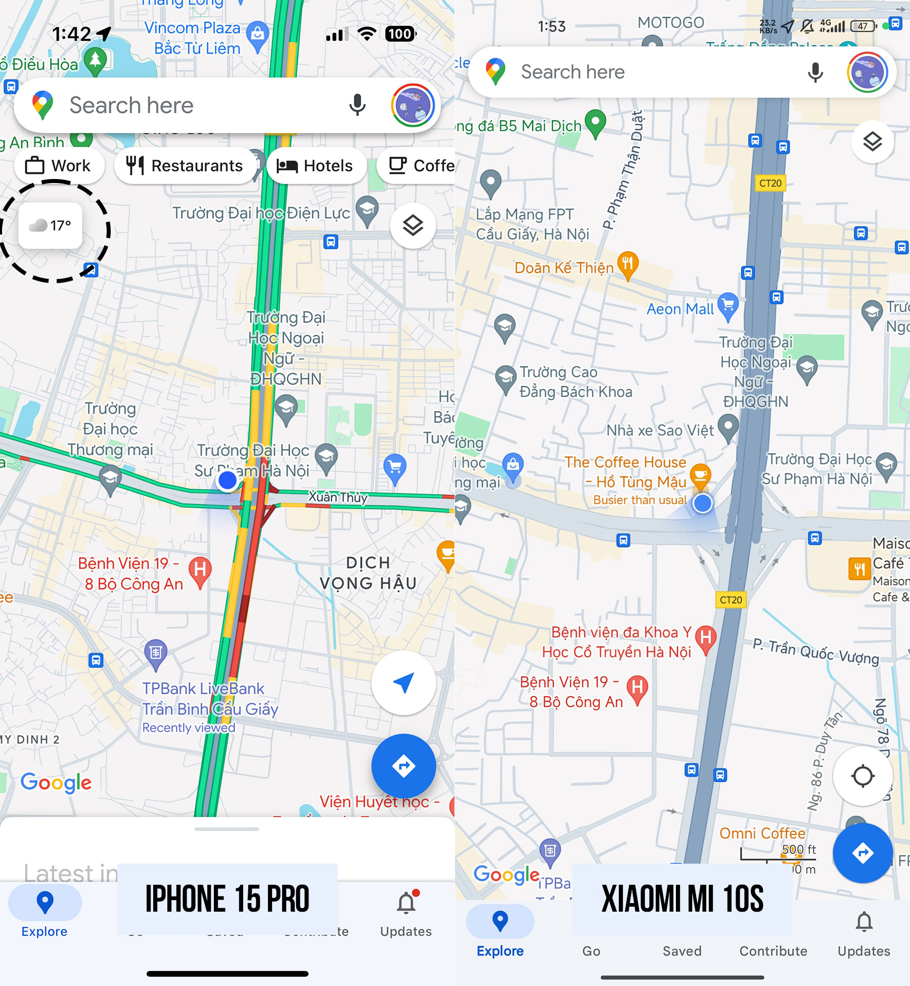 Google Maps trên Android cập nhật tính năng thời tiết: Trải nghiệm mới mẻ và tiện lợi android google maps iOS khám phá phiên bản phổ biến thiết bị thời tiết tiện lợi tính năng trải nghiệm
