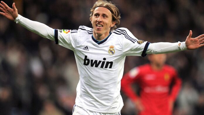 Hình ảnh Luka Modric trong màu áo Real Madrid (ảnh: Internet)