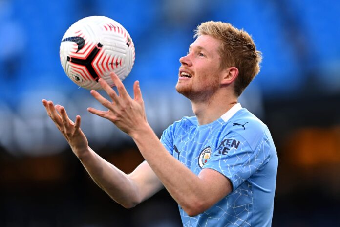 Kevin De Bruyne trong màu áo Manchester City (ảnh: Internet)