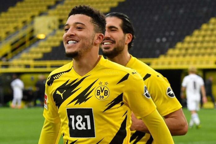 Sancho trở lại đội bóng cũ Dortmund (Ảnh: Internet)