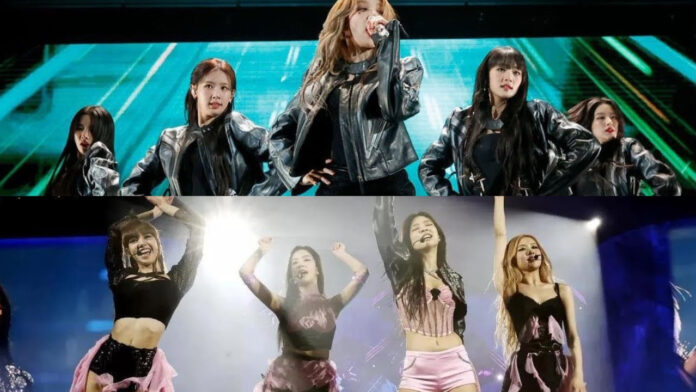 màn trình diễn của nhóm lại bị netizen tố cố tình sao chép intro How You Like That huyền thoại