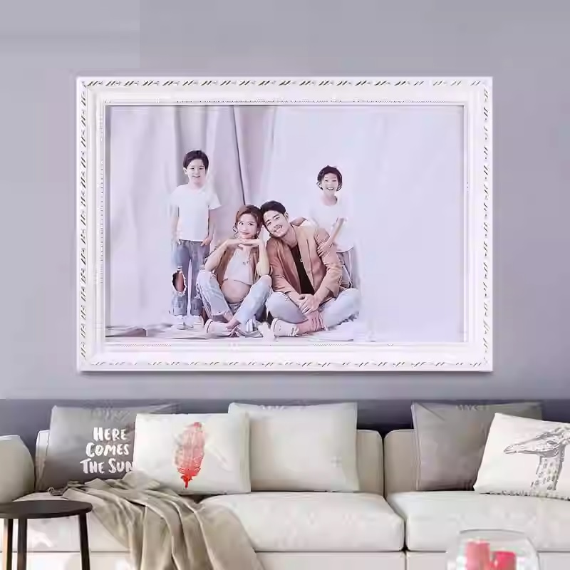 Lựa chọn vật liệu khung ảnh gia đình