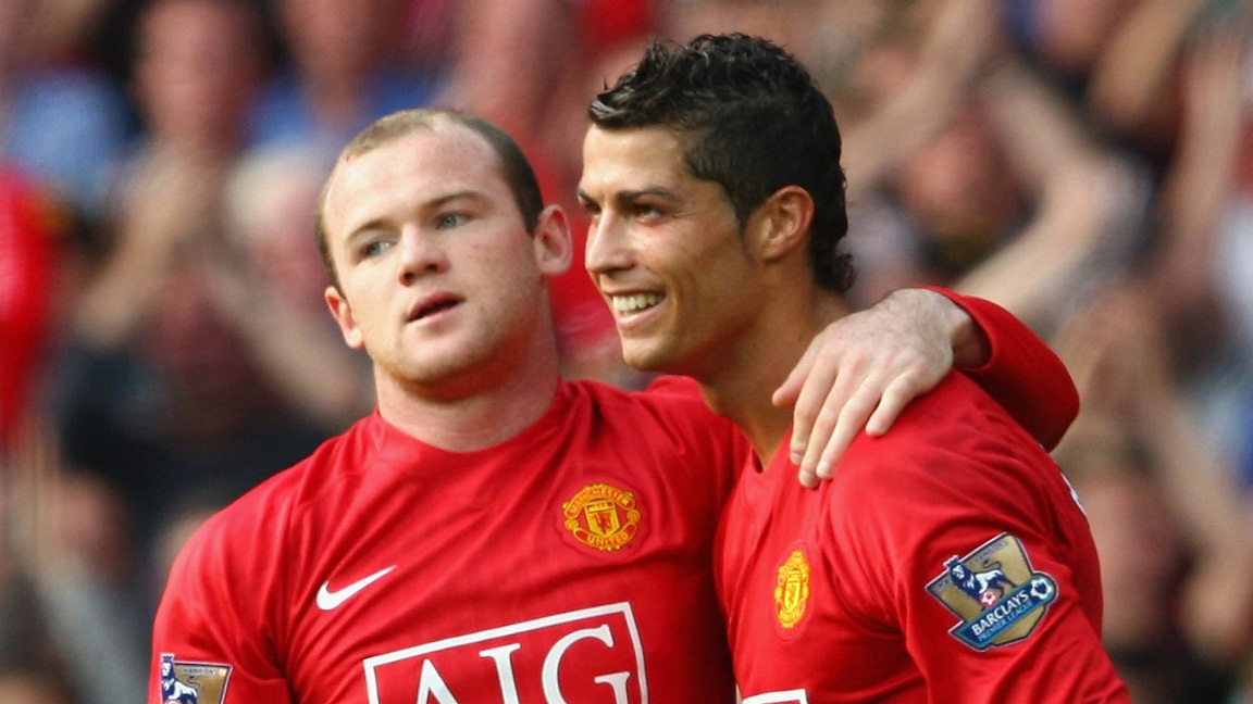 Rooney và Ronaldo từng là đổng đội ở MU trong thời hoàng kim (Ảnh: Internet)
