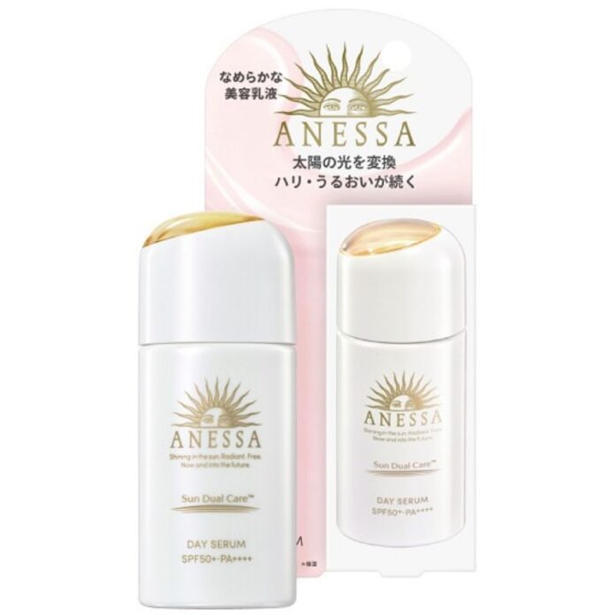 Thiết kế, bao bì của serum chống nắng Anessa Day Serum SPF 50+ PA++++ (Nguồn: Internet)