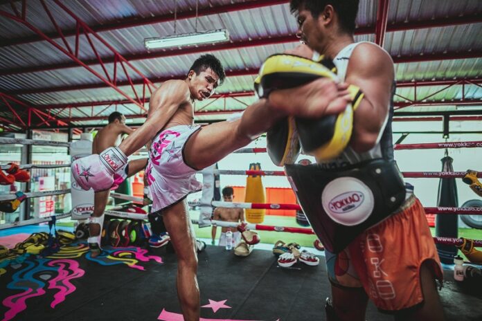 Tập luyện Muay ở Thái Lan (Ảnh: Internet)