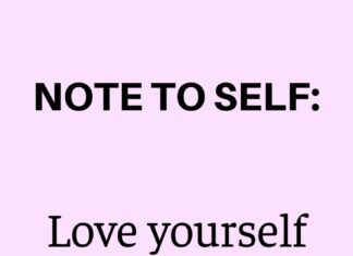Hãy yêu bản thân mình trước và mọi thứ khác sẽ ổn thỏa.(Nguồn: Internet)
