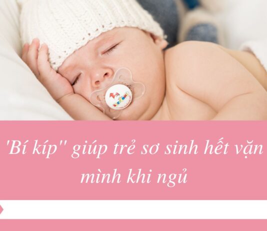 Trẻ sơ sinh vặn mình rướn người khi ngủ, làm sao nhanh hết? (ảnh: internet)