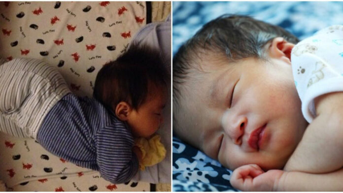 Trẻ sơ sinh vặn mình rướn người khi ngủ, làm sao nhanh hết? (ảnh: internet)