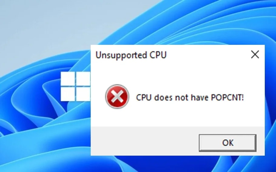Windows 11 24H2: Từ không hỗ trợ đến không thể khởi động trên một số PC cũ khó khăn máy tính MBEC POPCNT Windows 11 Windows 11 24H2
