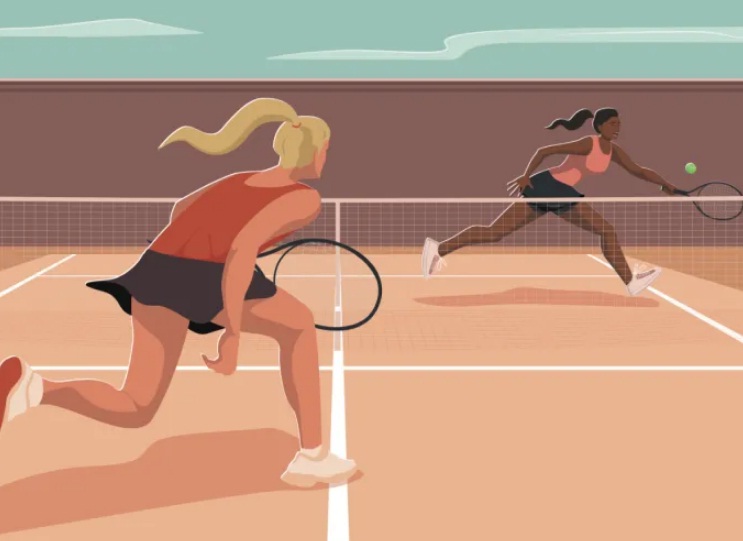 Chơi tennis giúp xương chắc khỏe (Ảnh: Internet)