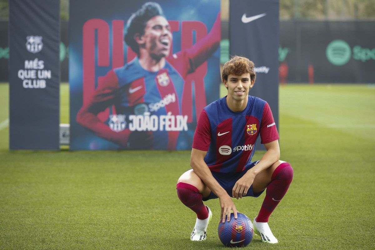 Joao Felix trong màu áo Barcelona (ảnh: Internet)