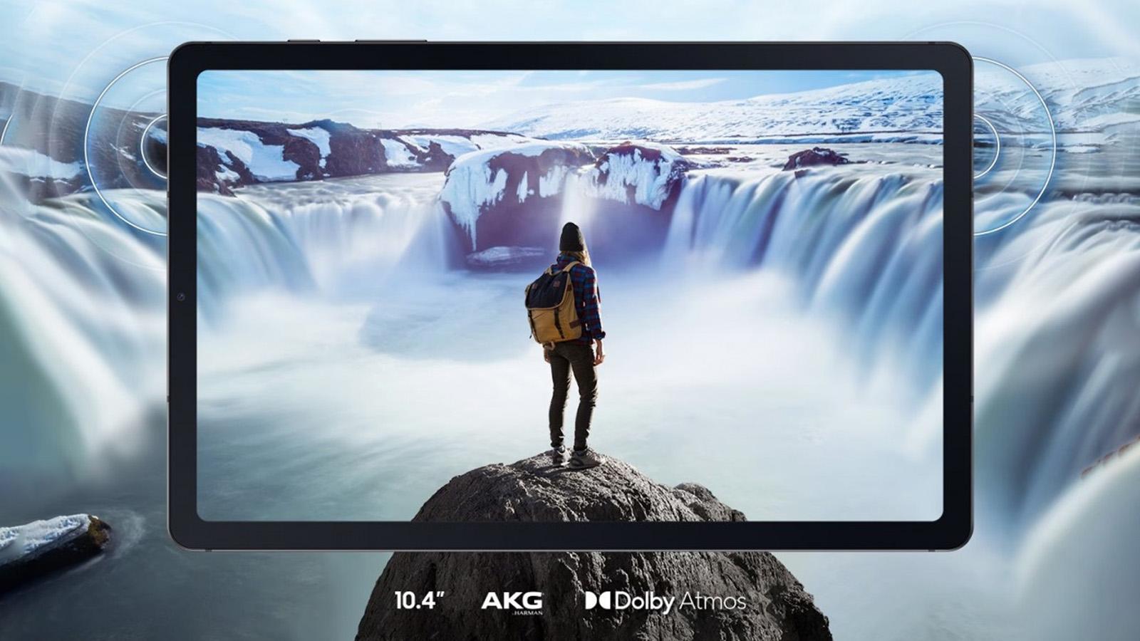 Galaxy Tab S6 Lite sở hữu màn hình TFT LCD rộng 10,4 inch mang lại độ phân giải sắc nét 2000 x 1200 pixels (Ảnh: Internet)