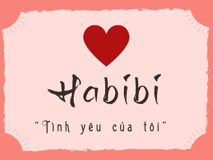 Ý nghĩa Habibi là gì trong tình yêu?