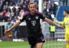 Harry Kane ăn mừng sau khi ghi bàn cho Bayern Munich trong trận gặp Darmstadt (Ảnh: Internet)