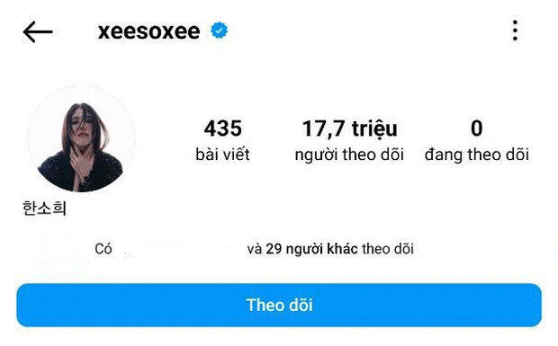 followers tài khoản Instagram cũng đã tăng thêm 100k người theo dõi, trở về con số followers ban đầu của nữ idol.