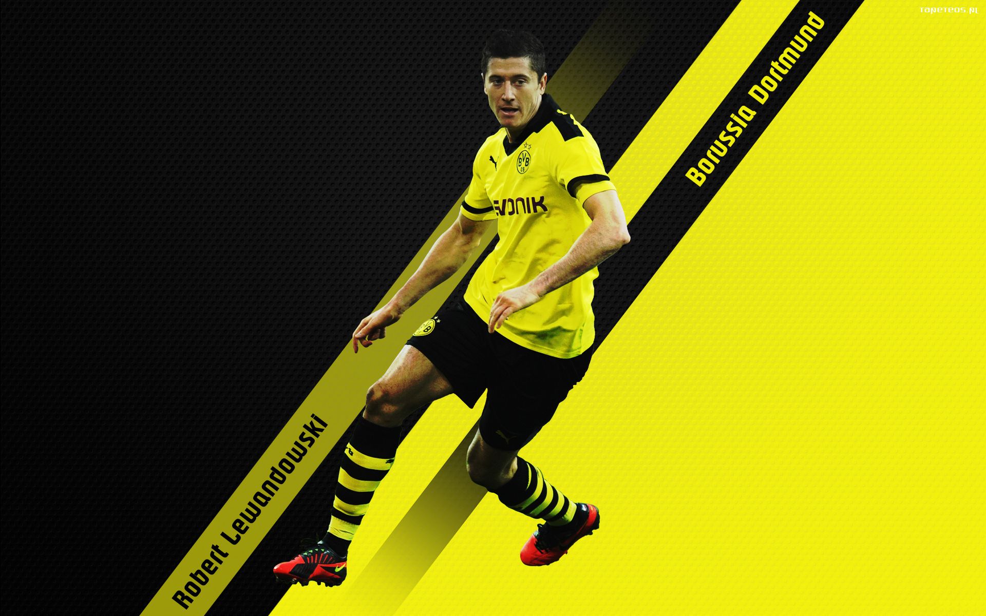 Robert Lewandowski trong màu áo Borussia Dortmund (ảnh: Internet)