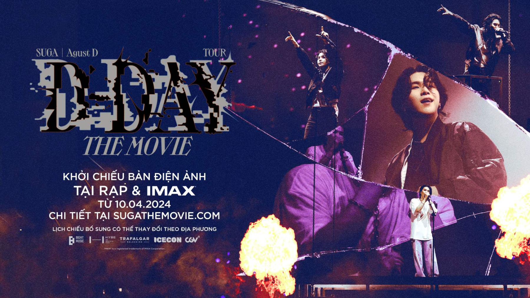 Bộ phim SUGA│Agust D Tour 'D-DAY' The Movie - Ảnh: CGV