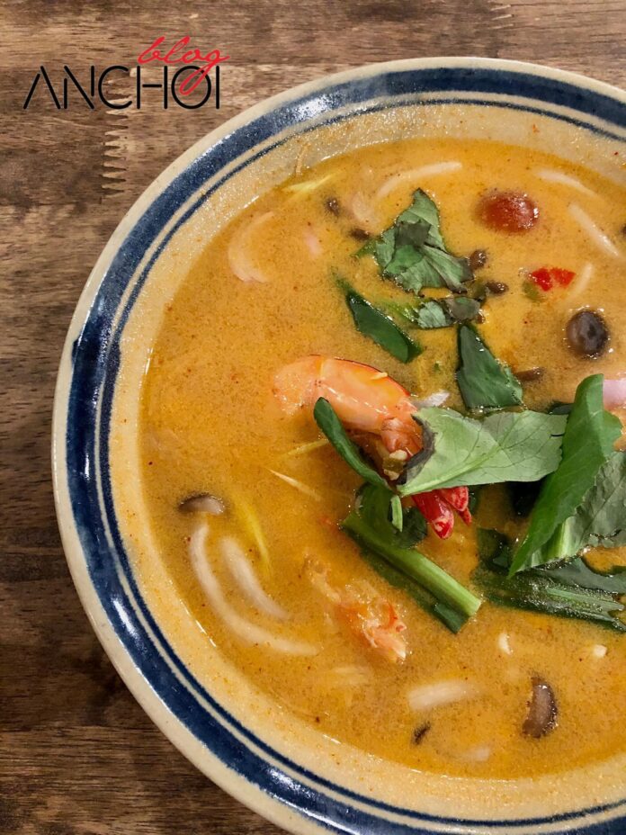 Món soup tomyum hải sản tại quán Ngõ Thái 2 (nguồn: BlogAnChoi)