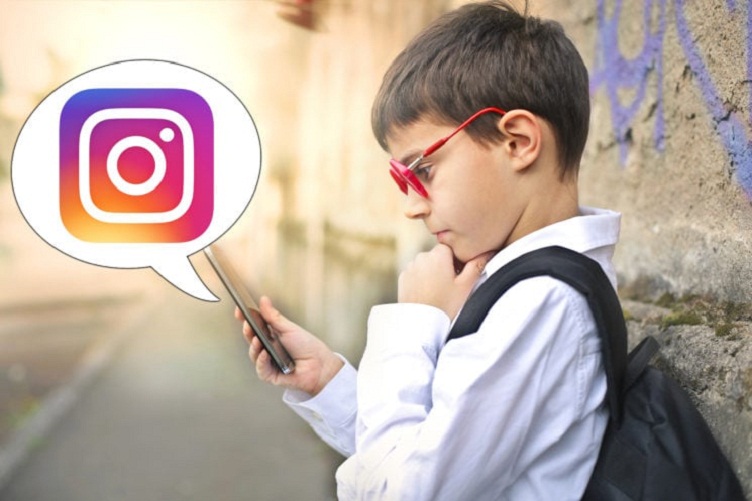 Trẻ em ngày càng tiếp xúc nhiều với các ứng dụng mạng xã hội như Instagram (Ảnh: Internet)