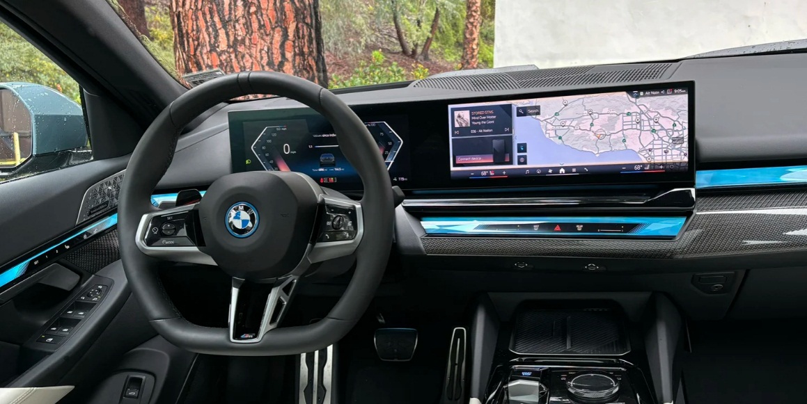 Nội thất của xe BMW i5 (Ảnh: Internet)