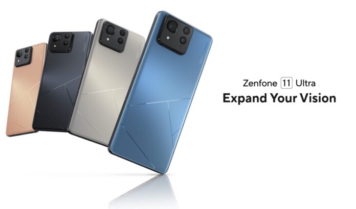 Asus Zenfone 11 Ultra vừa mới được ra mắt với thiết kế mới (Ảnh: Internet)
