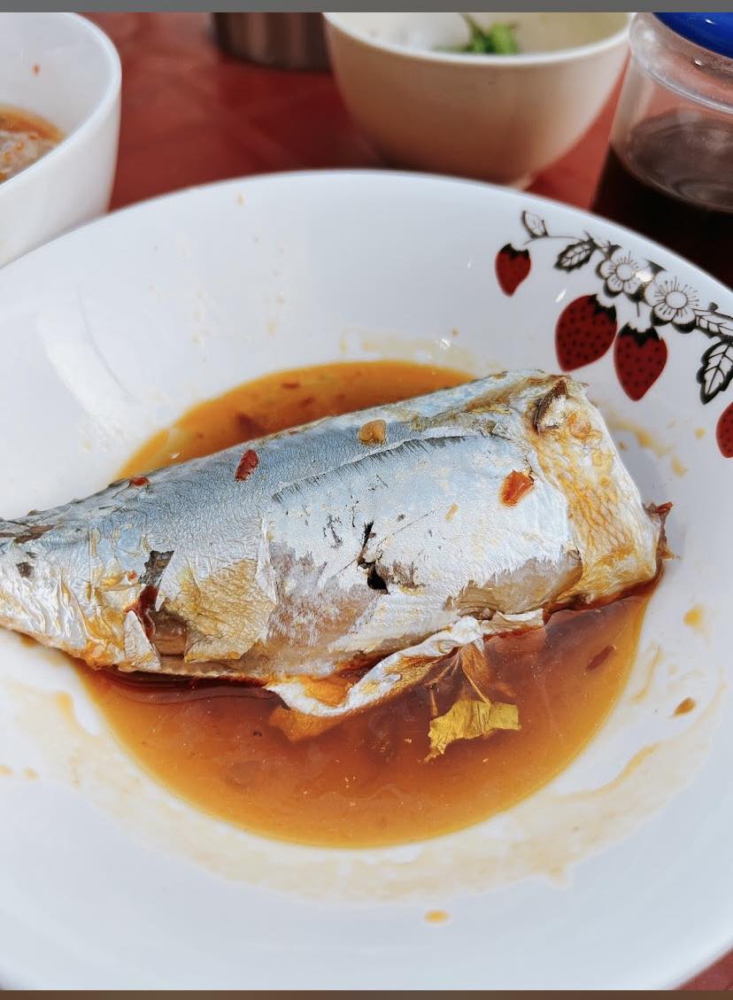 Món cá nục kho tại quán bánh căn Lân Nguyệt (nguồn: Internet)