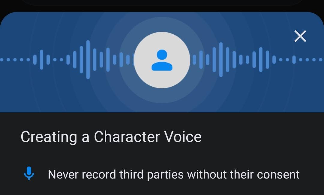Tính năng giọng nói của nhân vật trong Character AI (Ảnh: Internet)