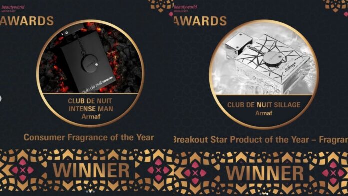 Năm 2022, Armaf đã giành được 2 giải thưởng tại sự kiện Beautyworld Awards Middle East (Nguồn: Internet)