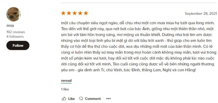 Đánh giá của bạn đọc về "Làm bạn với bầu trời". (Nguồn: BlogAnChoi)