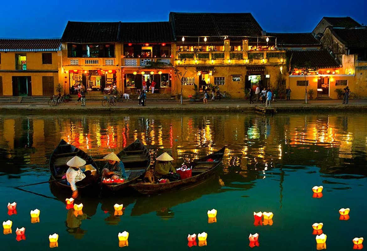 Đèn lồng trên sông Hoài. (Nguồn: Internet)