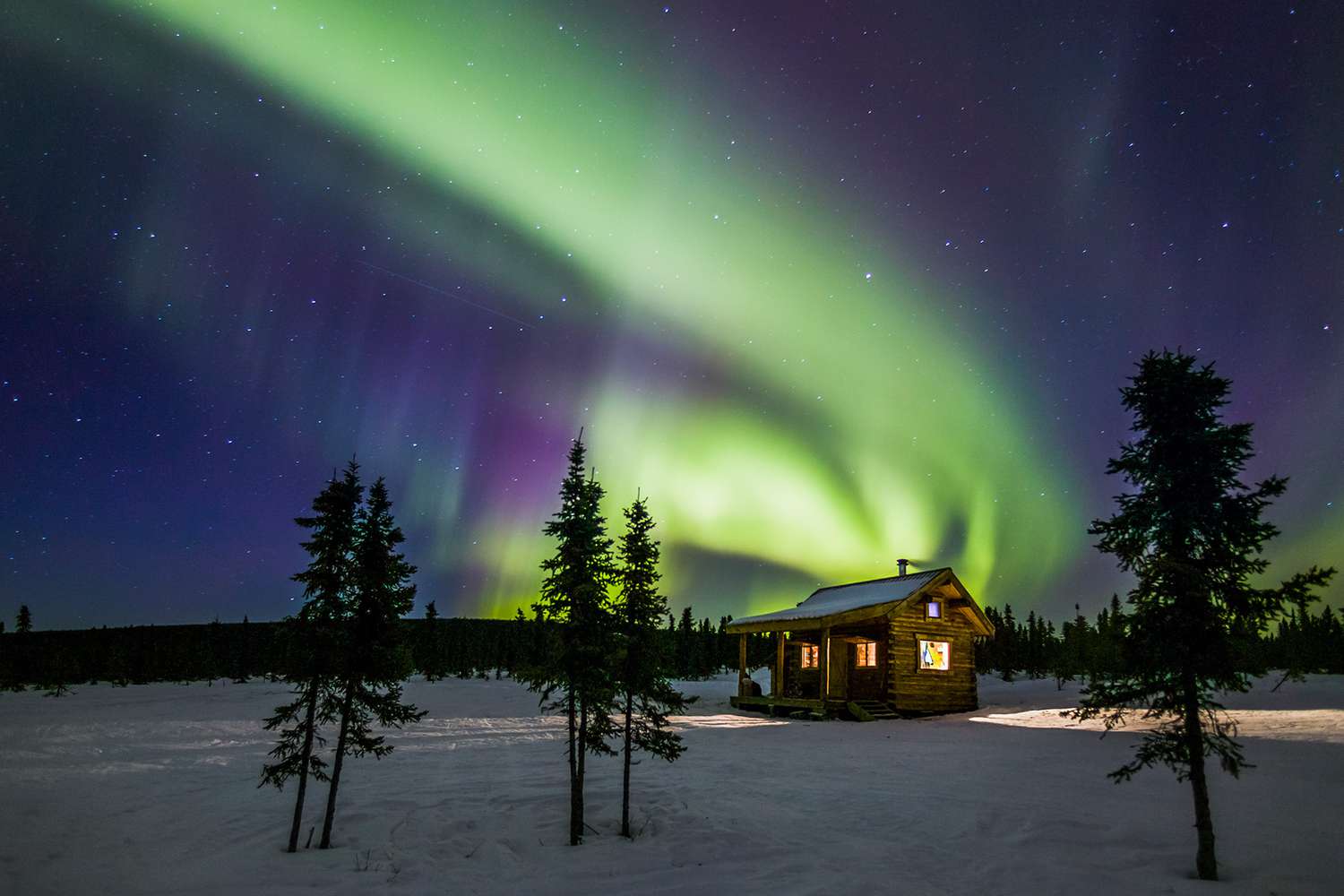 Địa điểm ngắm cực quang đẹp nhất: Fairbanks, Alaska, Mỹ (Ảnh: Internet)