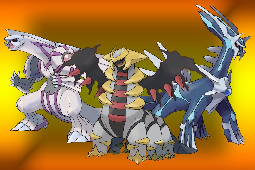 Dialga, Palkia và Giratina - Ba Vị Thần của không gian và thời gian trong vũ trụ Pokémon (Nguồn: Internet)