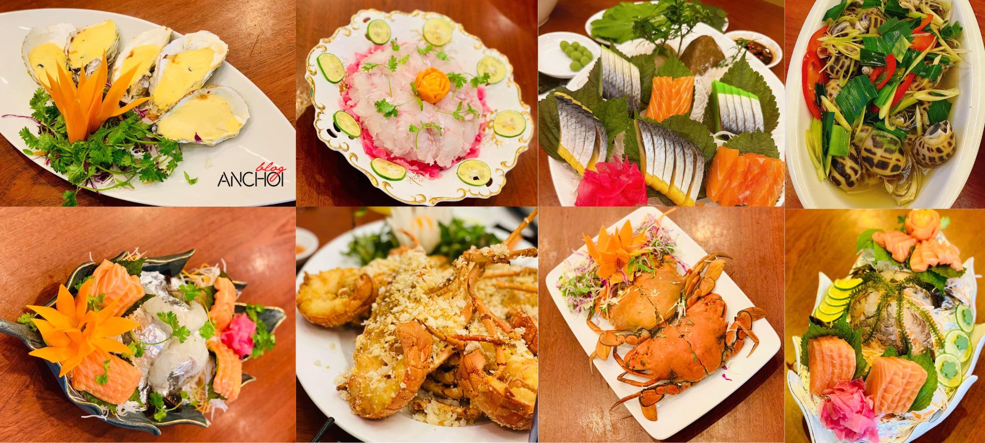 Những món hải sản ngon ở Gia Lai ( Ảnh: BlogAnChoi )