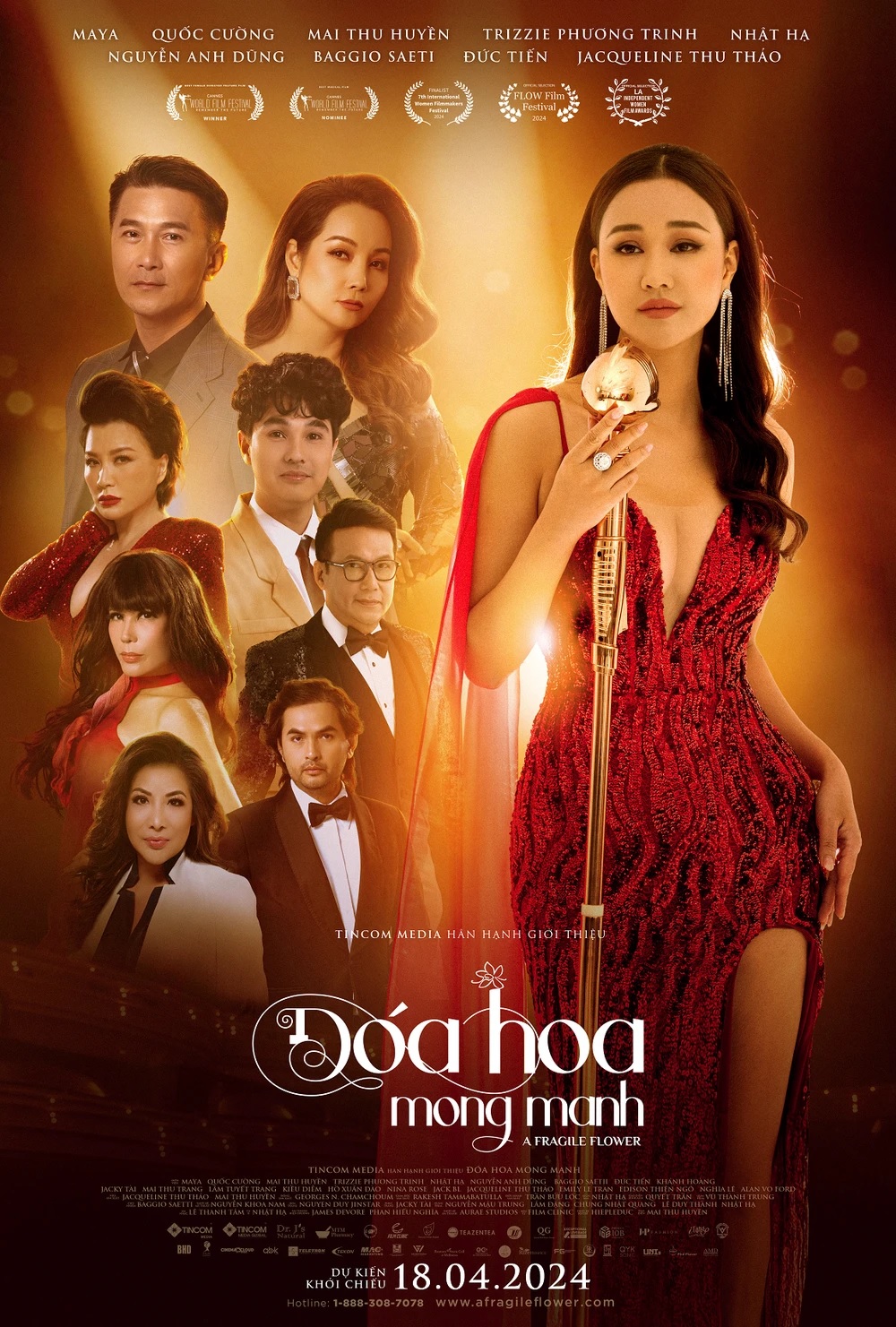 Poster phim Đóa Hoa Mong Manh (Ảnh: Internet)