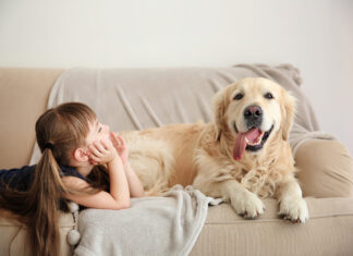 Lợi ích phong thủy của việc nuôi chó trong nhà (Ảnh: Int