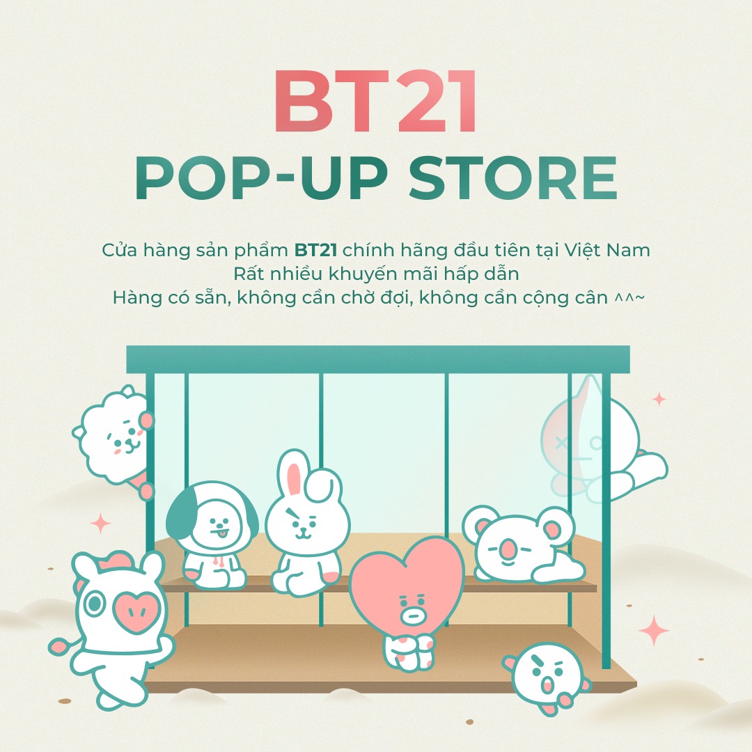 Tại Pop Up Store, các Army Việt có thể tìm thấy cho mình những món đồ dễ thương, xinh xắn, toàn là hàng chính hãng hay những nhân vật do chính thành viên BTS tự sáng tạo.