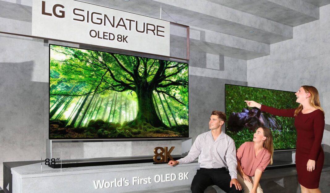 TV LG OLED 8K (Ảnh: Internet)