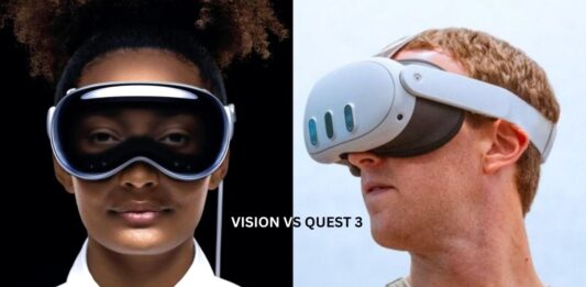 So sánh Vision Pro và Meta Quest 3 (Ảnh: Internet)